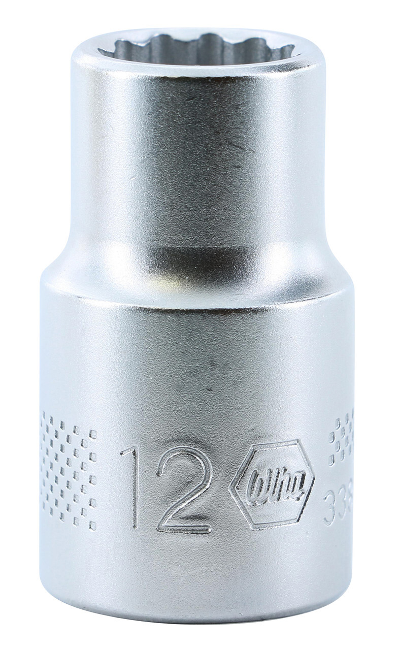Wiha 33828 12 Point – 1/2″ Drive Socket 12.0mm