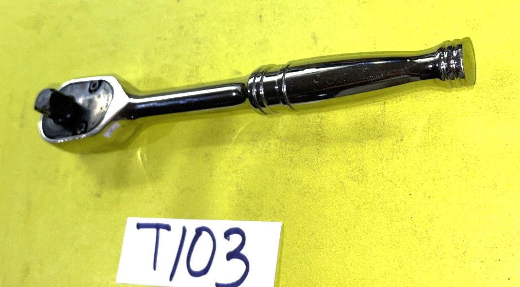 SNAP-ON TOOLS 3/8 DRIVE 7-1/2 INCH CHROME 80TOOTH RATCHET F80 SHIPPED FREE IN US