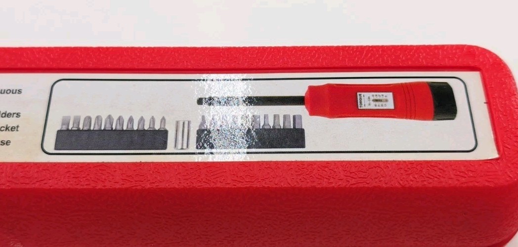 Mac Tools TD95640 1/4″ Drive Torque Screwdriver Set 10-50 In-Lbs Case TD95460