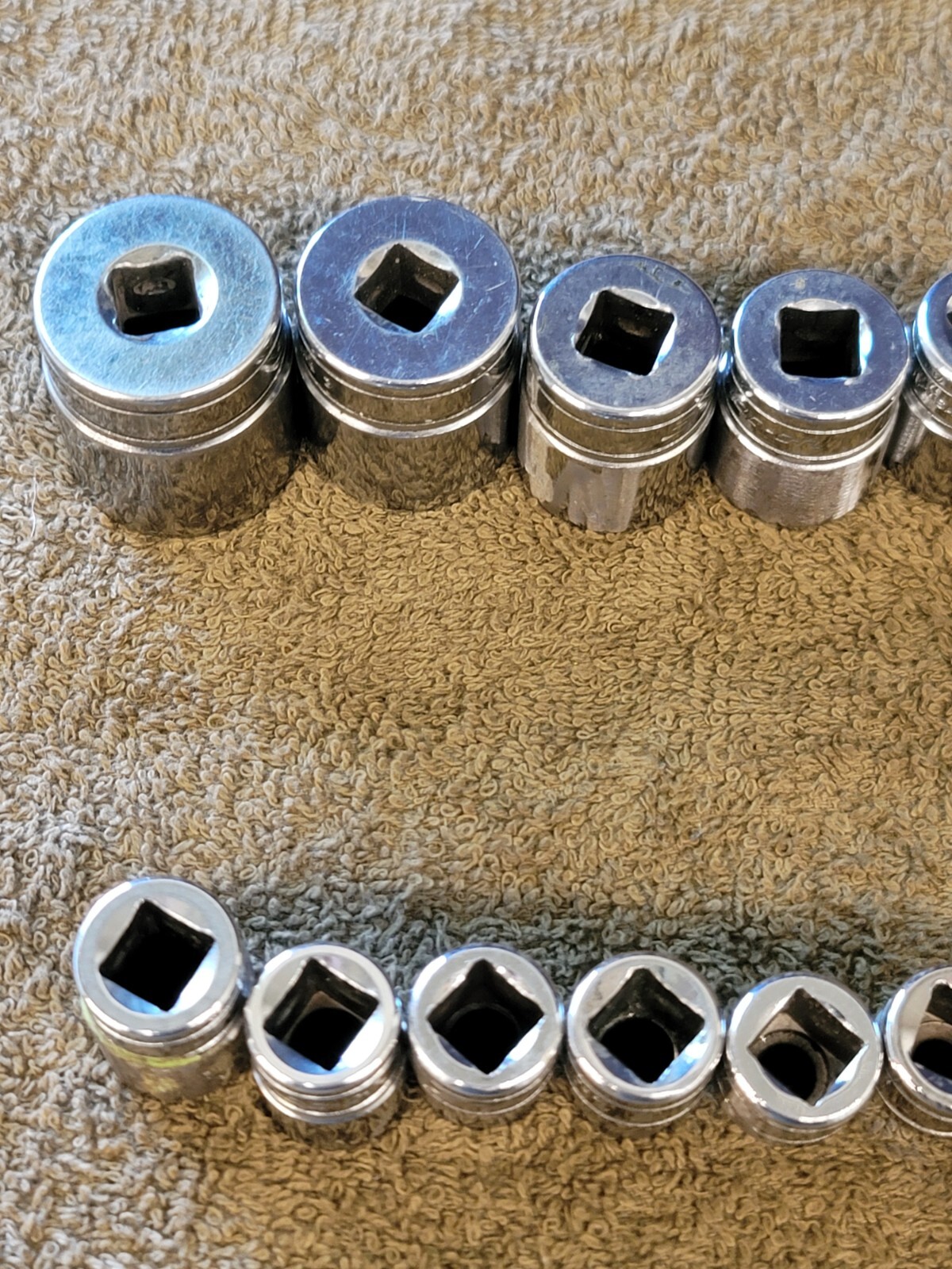 11 Snap-on F301 241 181 Socket Set 3/8″ Drive Sae 15/16 7/8 3/4 5/8 1/2 5/16 1/4