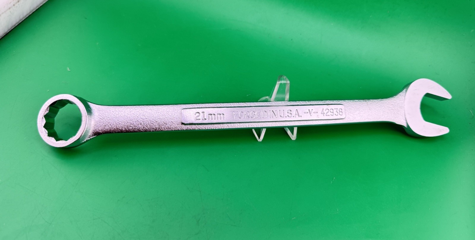 NOS Craftsman 42938 Metric Combination Wrench 12 Point 21mm -V- Series USA MADE