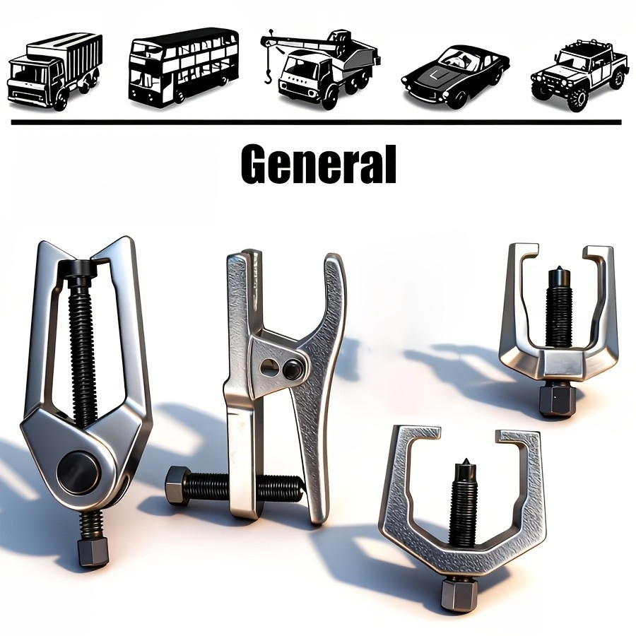 4pcs Ball Joint Separator Set Toolset, Steering Tie Rod/ Drag Link Removal Tool,