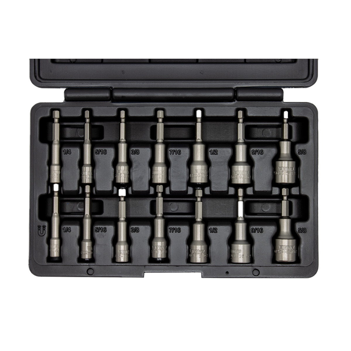 VIM Tools 14 Piece SAE Nut Setter Set (1/4 Inch – 5/8 Inch) NS100A