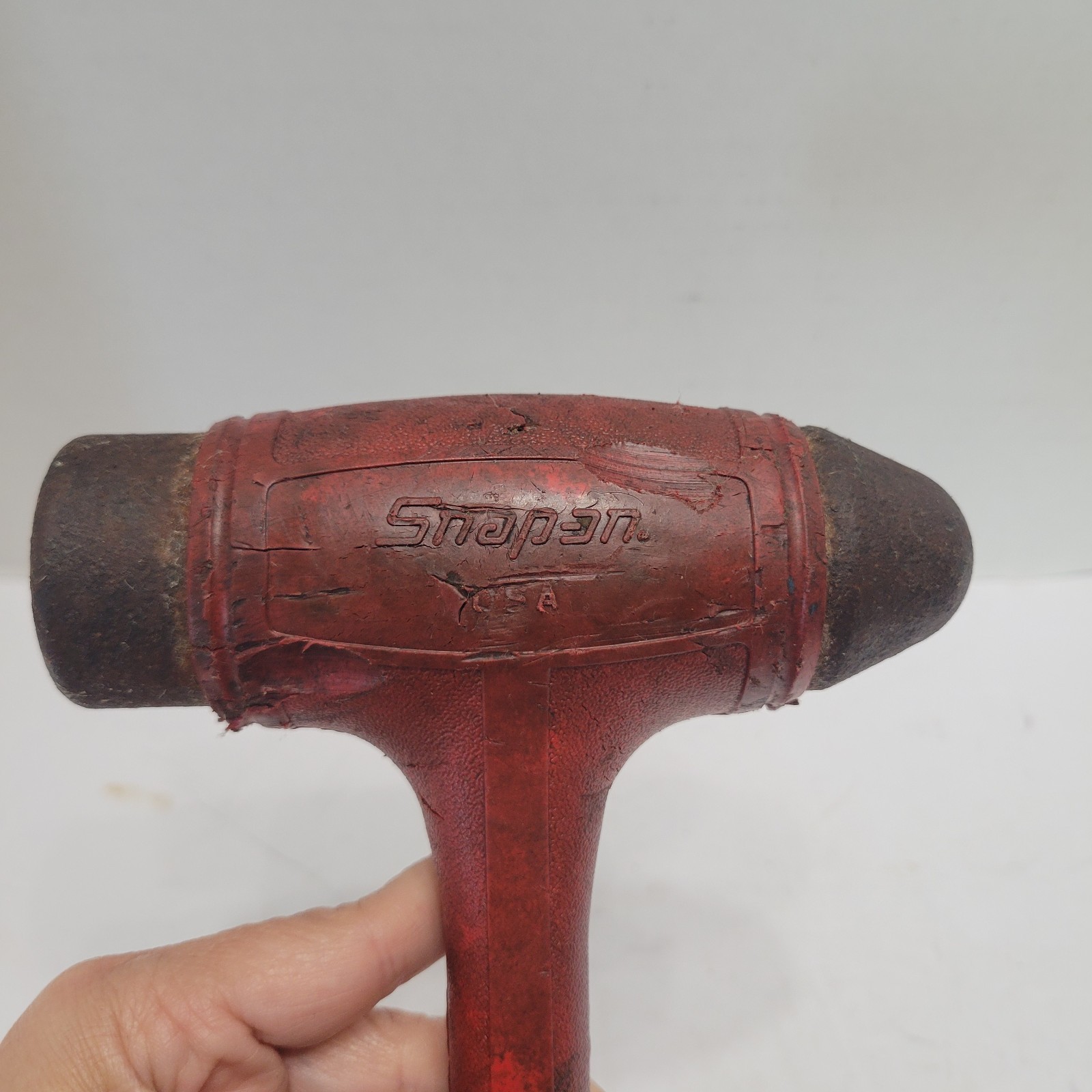 Snap-On Tools HBBD32 Red Ball Peen Dead Blow Hammer 32 Ounce. USA