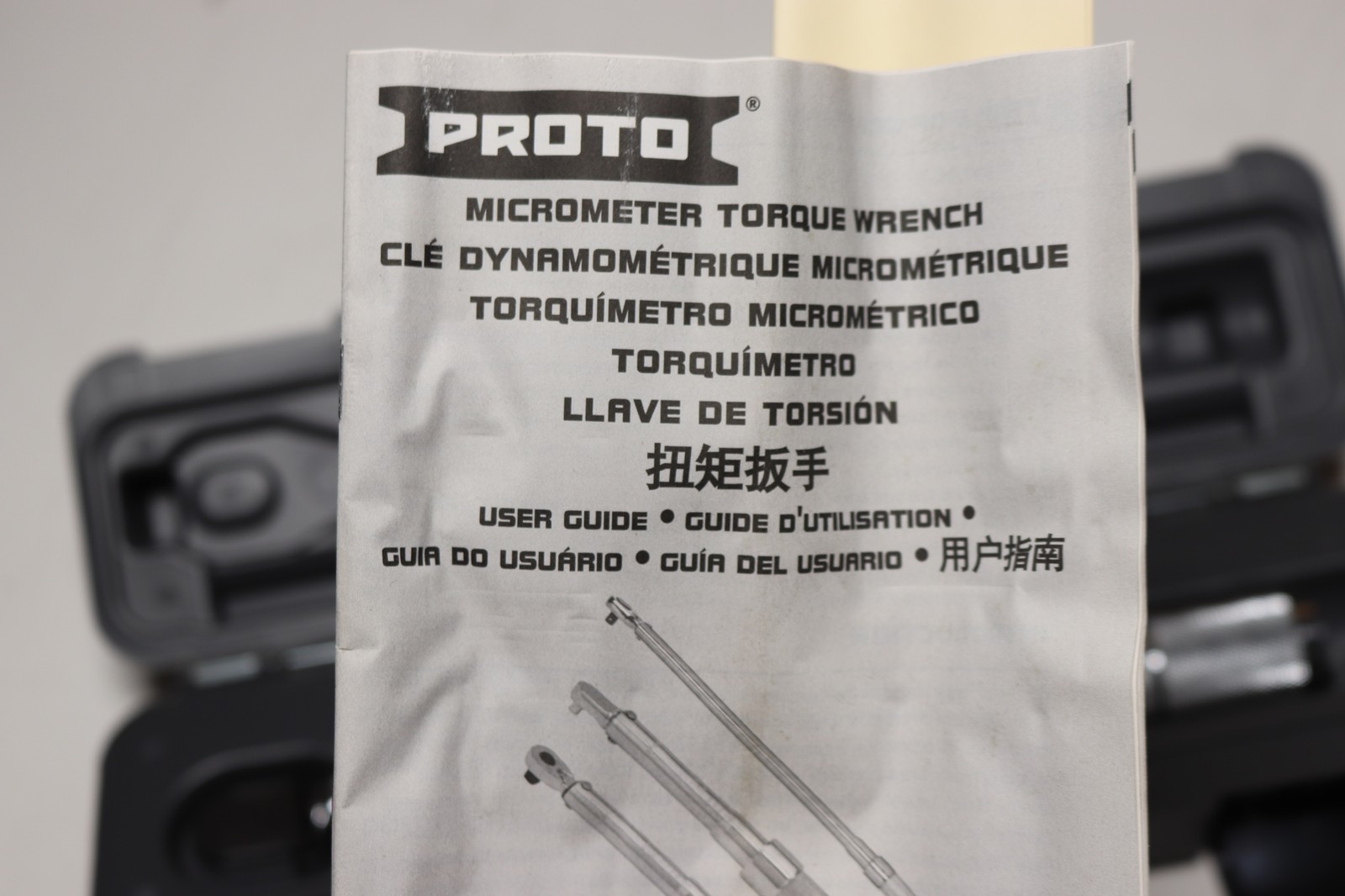 PROTO Micrometer Torque Wrench Foot-Pound, 1/4″ Drive 40-200in/lb 426F20