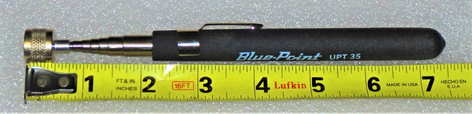 Snap-on’s BLUE POINT MAGNETIC PICK UP TOOL UPT35 *BLACK* TELESCOPING TO 33″ NEW!