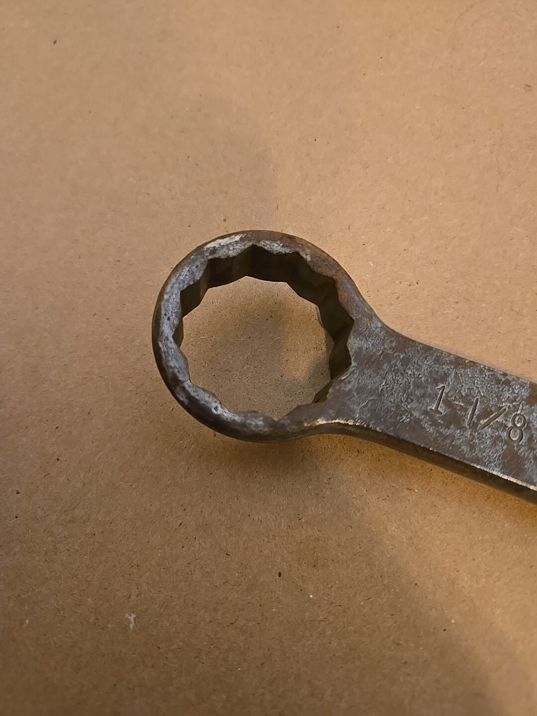 Mac Tools Vintage 13.5″ Long 1-1/8″ 12PT Combination Wrench C15