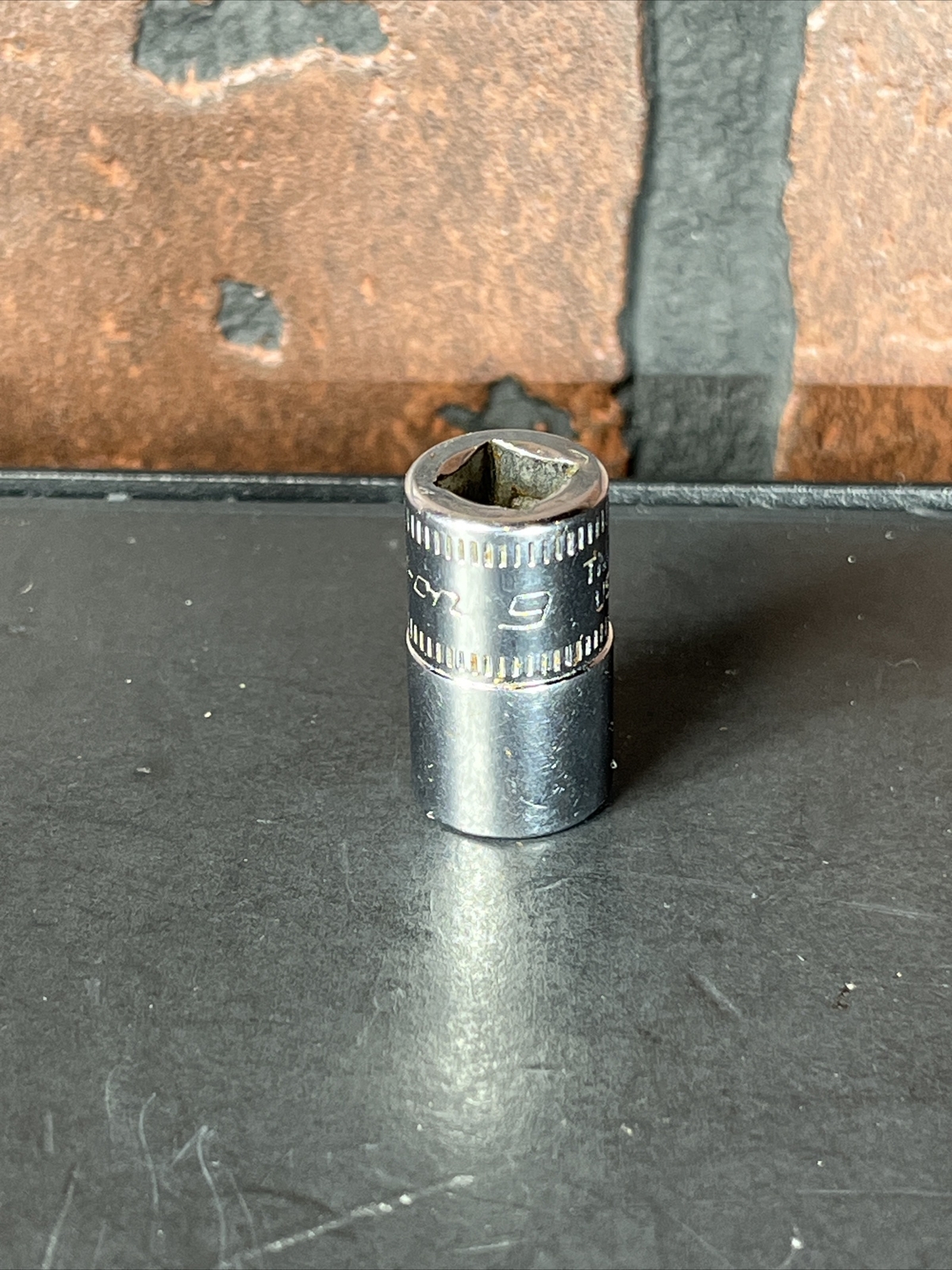 Snap On USA 9mm 6 Point 1/4″ Drive Shallow Socket TMM9 Metric 9 MM Chrome