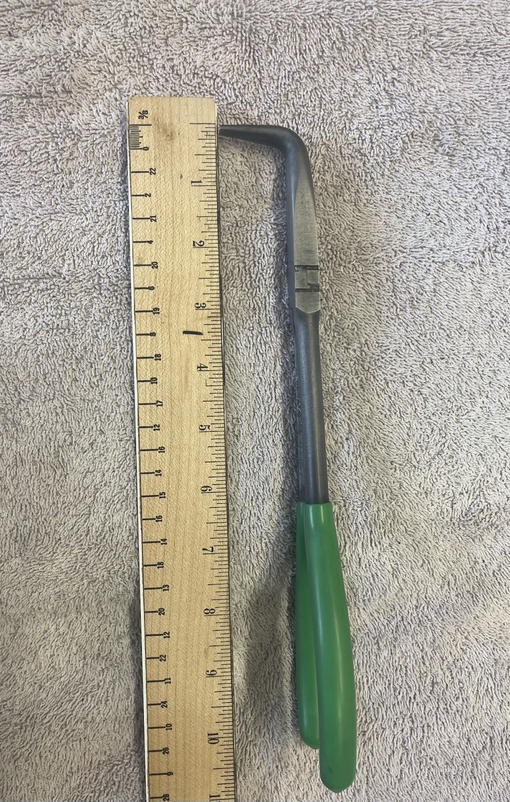 Vintage Pair of Long Handle 90-Degree Bent Needle Nose Plier 10 1/4″ Long