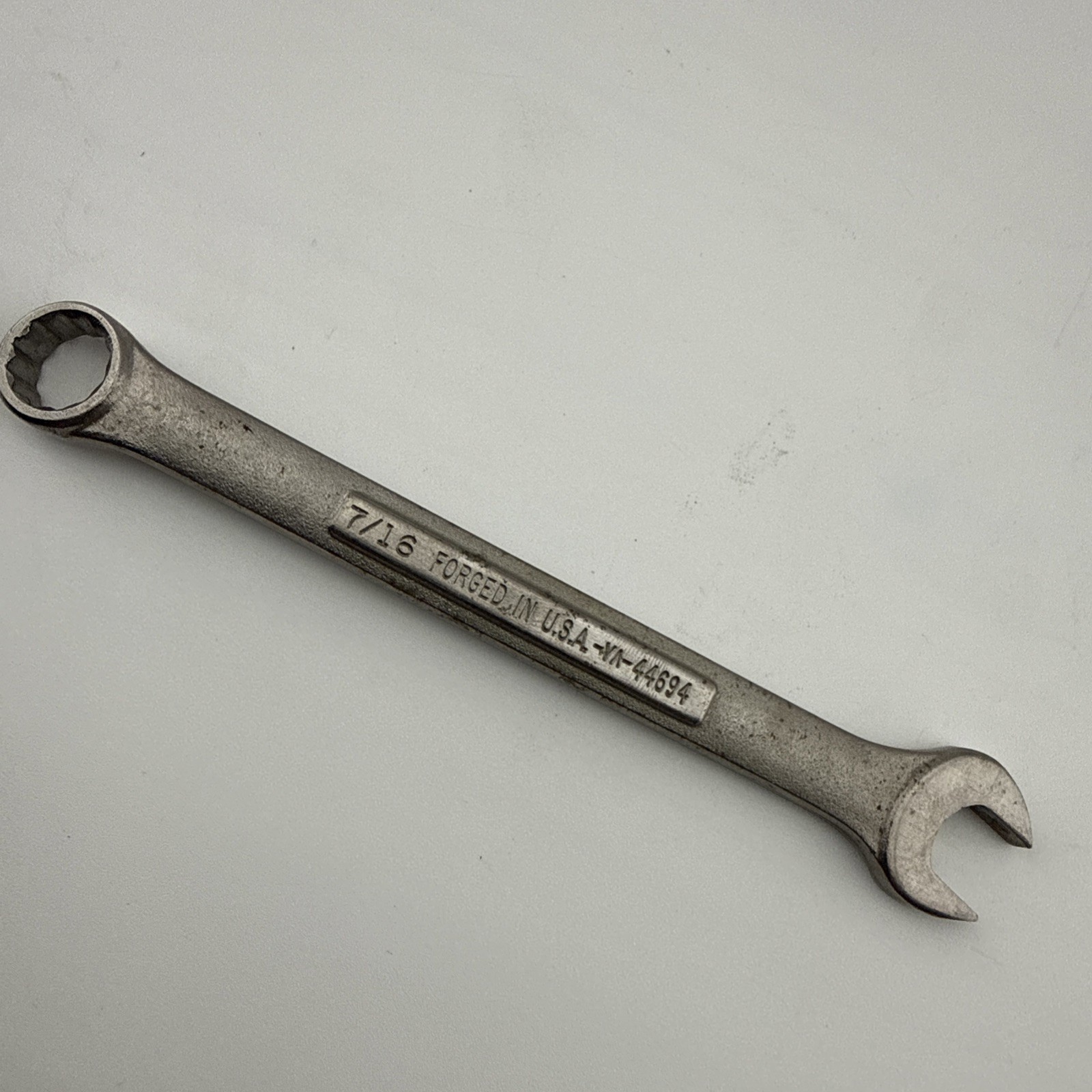 Craftsman 7/16 in 12 Point SAE Combination Wrench #44694 USA