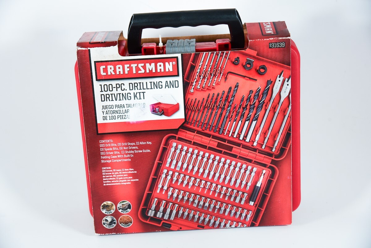 Craftsman 100-Piece Drilling & Drive Set 31639 Carrying Case New Old Stock TT27
