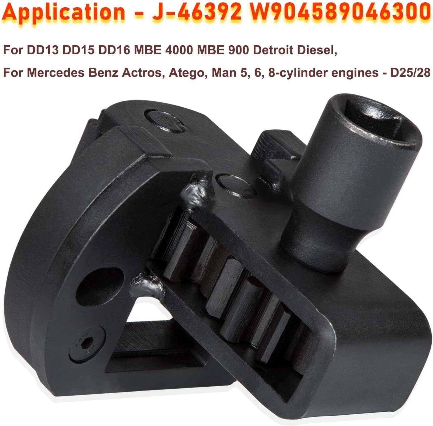 J-46392 Engine Barring Tool for Detroit Diesel DD13 DD15 DD16 MBE4000 MBE900