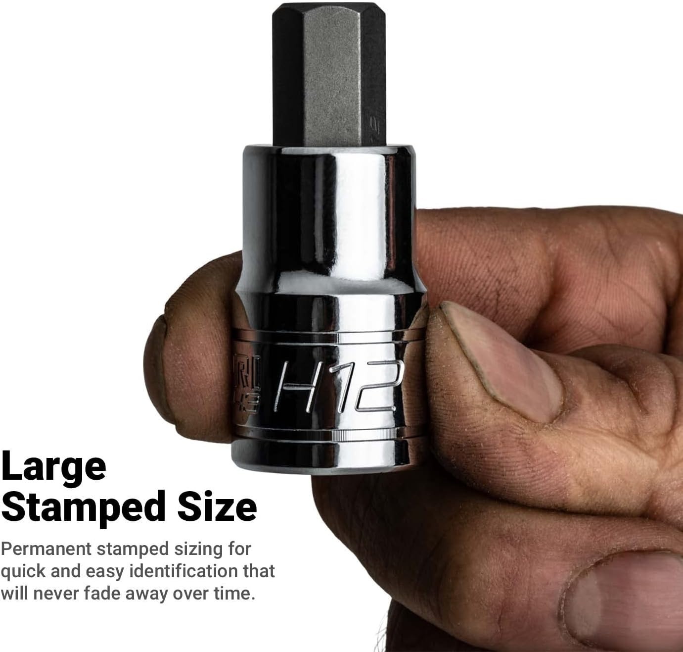 1/4-Inch Drive 4mm Hex Socket – S2 Steel, Meets ASME Standards for Durability
