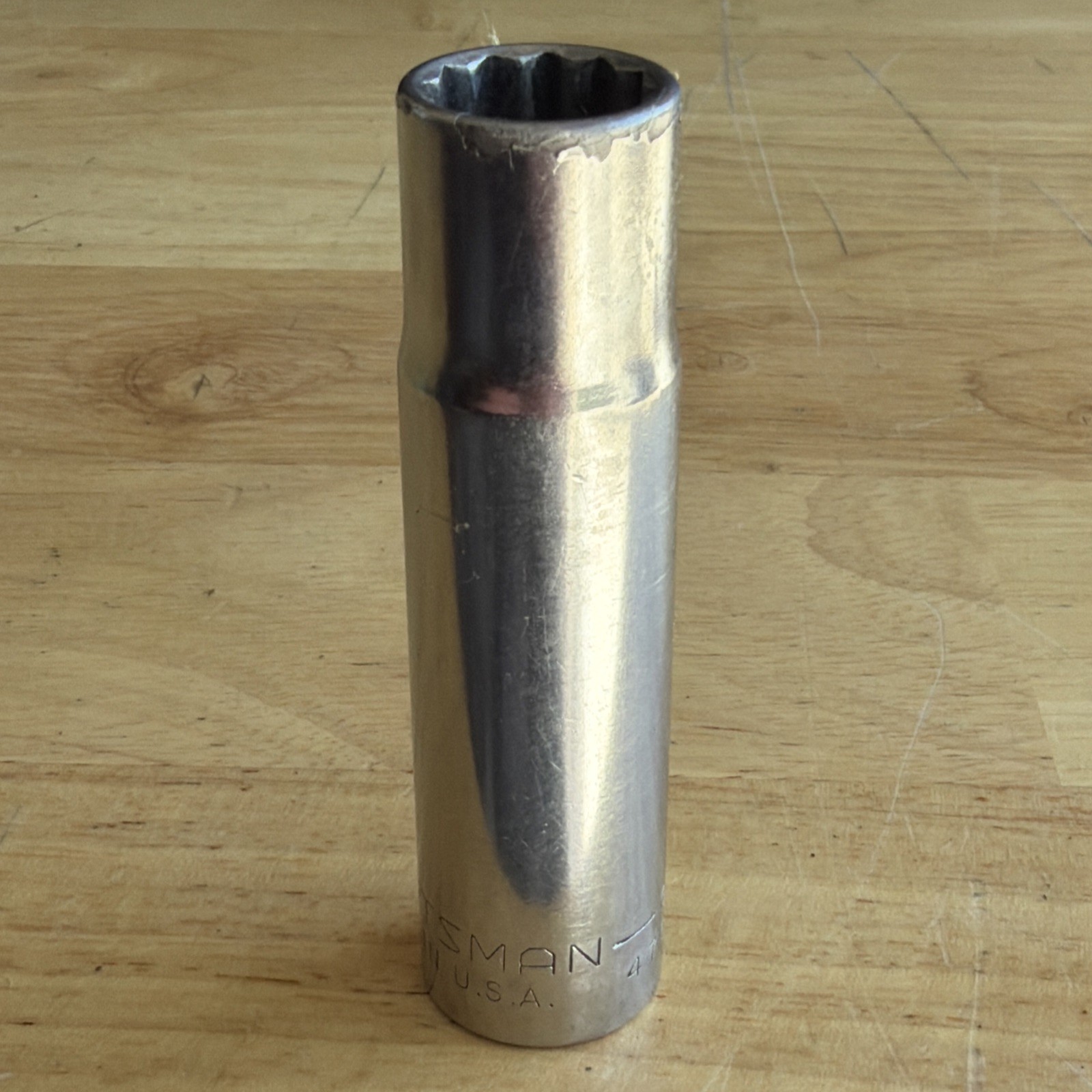 Craftsman 9/16″ Deep Socket 1/2″ Drive 12 Point G Series 47522 Made in USA READ!
