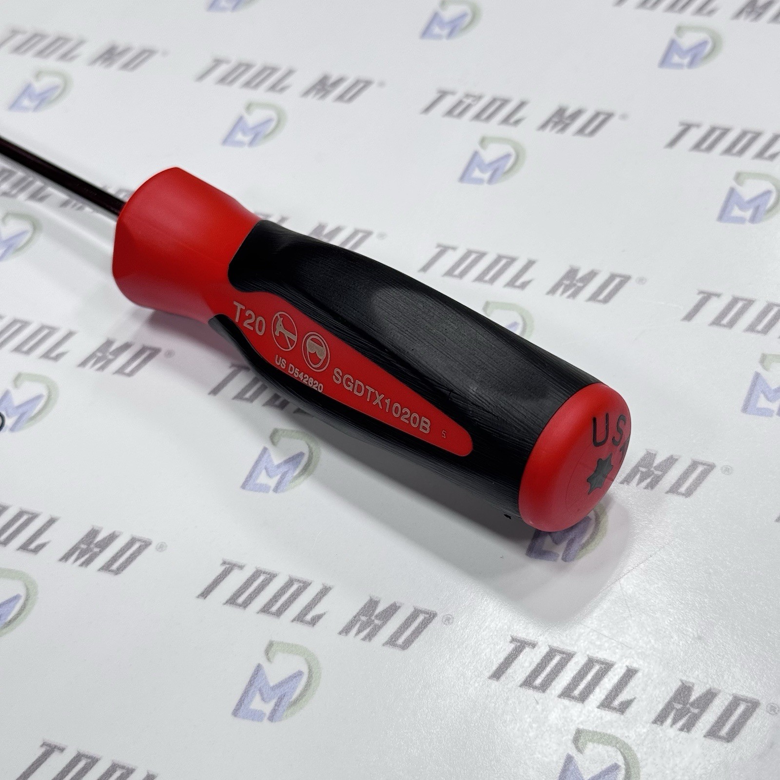 Snap-on Tools USA NEW RED Soft Grip Long T20 TORX Screwdriver SGDTX1020BR