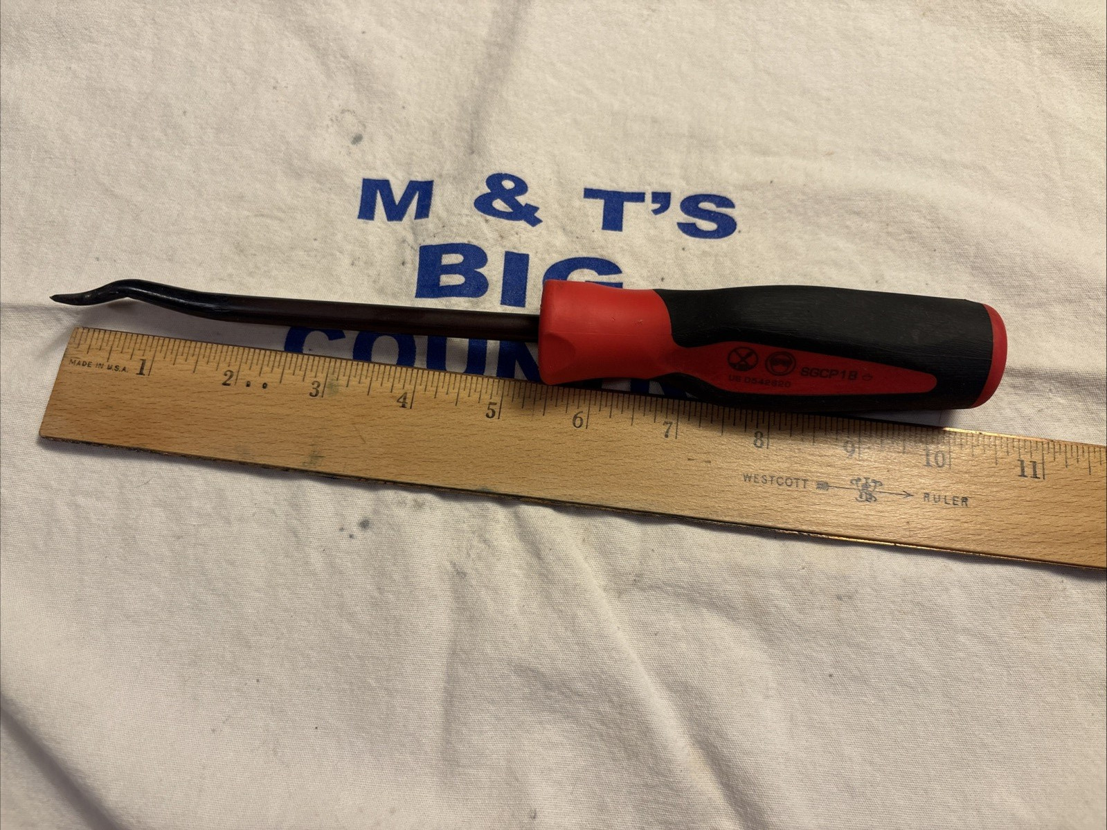 Snap-on Tools USA Soft Grip Cotter Pin Puller (Red) SGCP1B