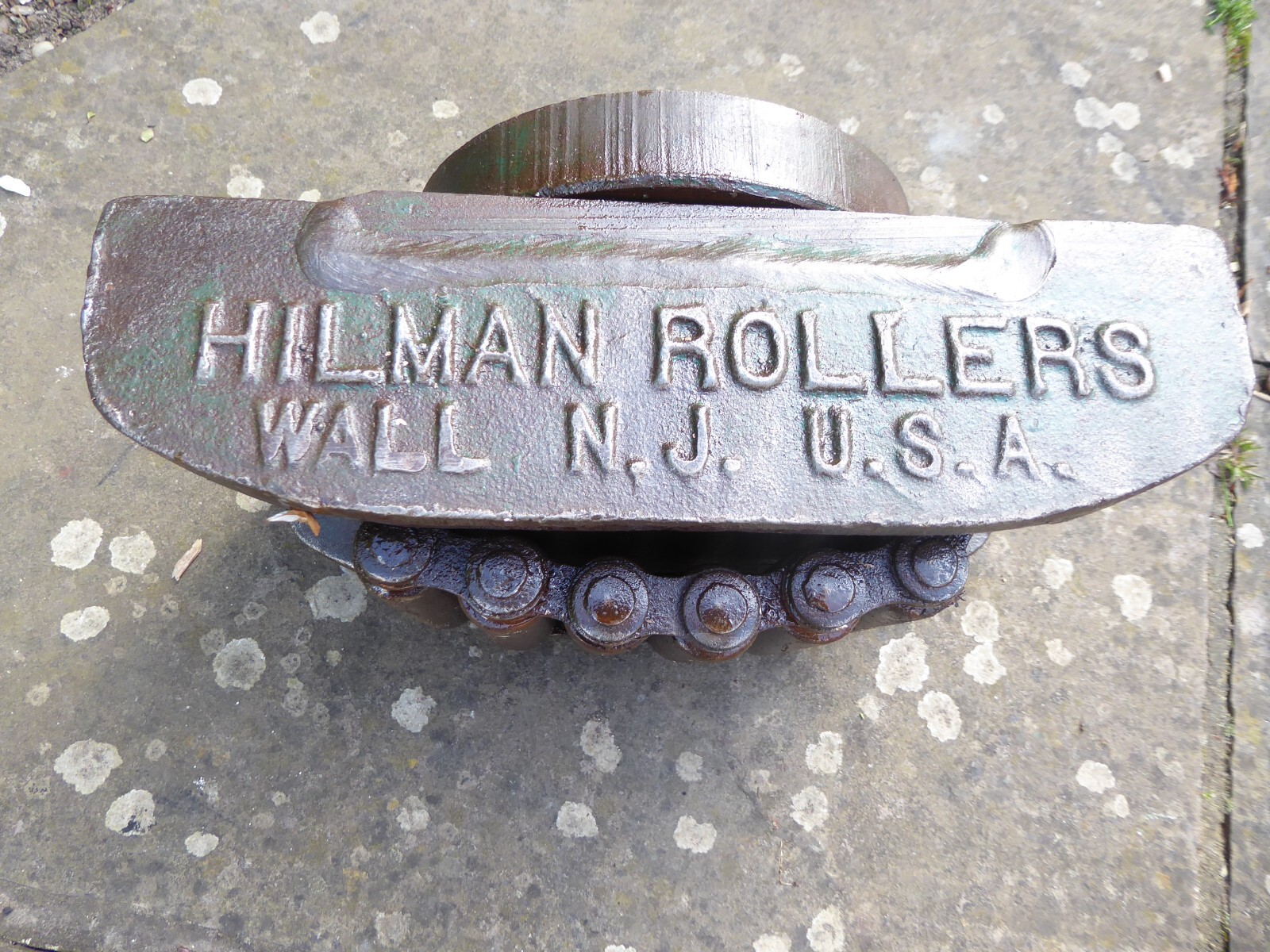 Vintage Hilman rollers USA. Heavy Duty Machinery mover movers. *Hillman.