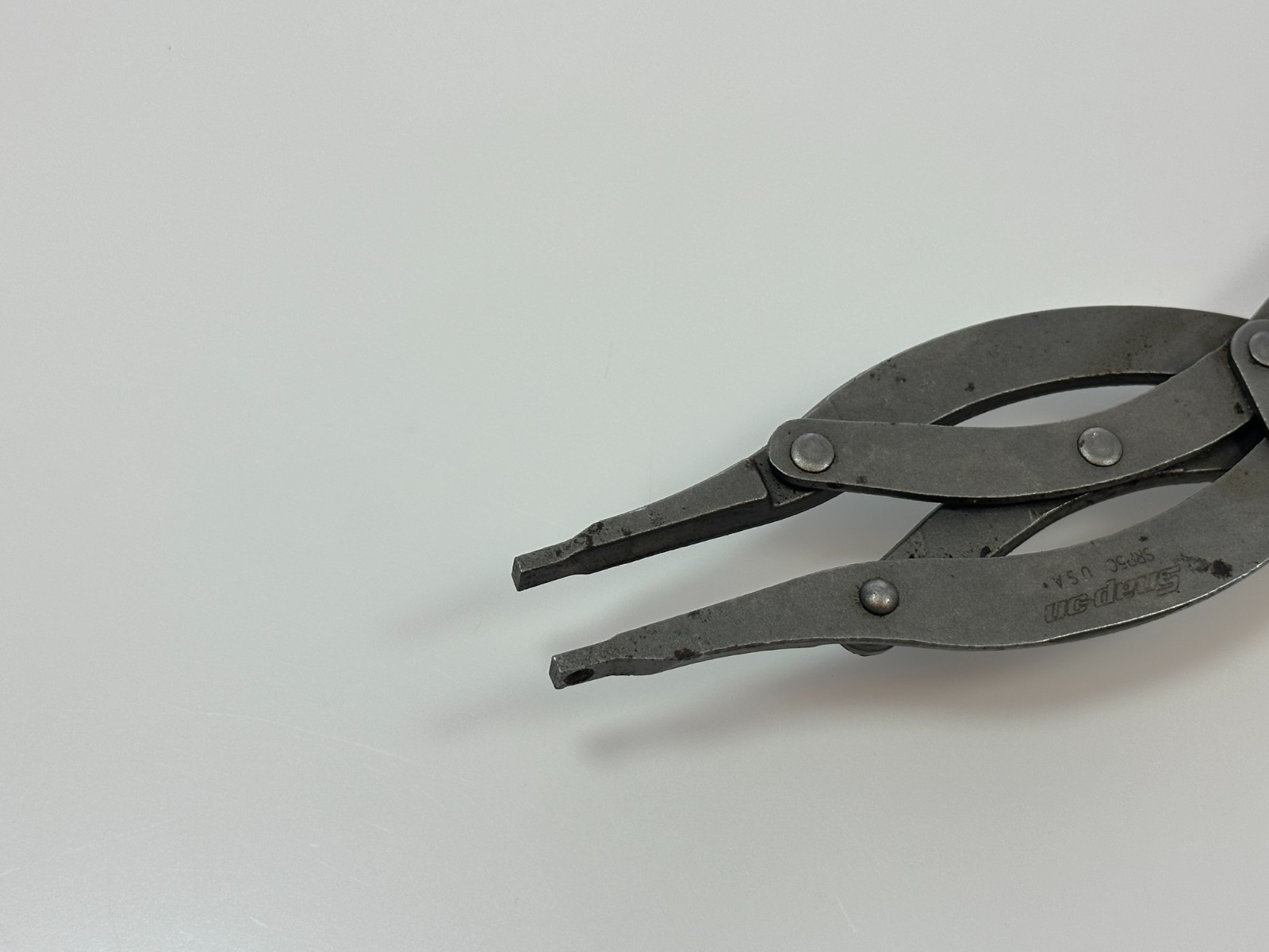 🇺🇸 Snap-on Tools USA RED Soft Grip High-Leverage Snap Ring Pliers, SRP5C