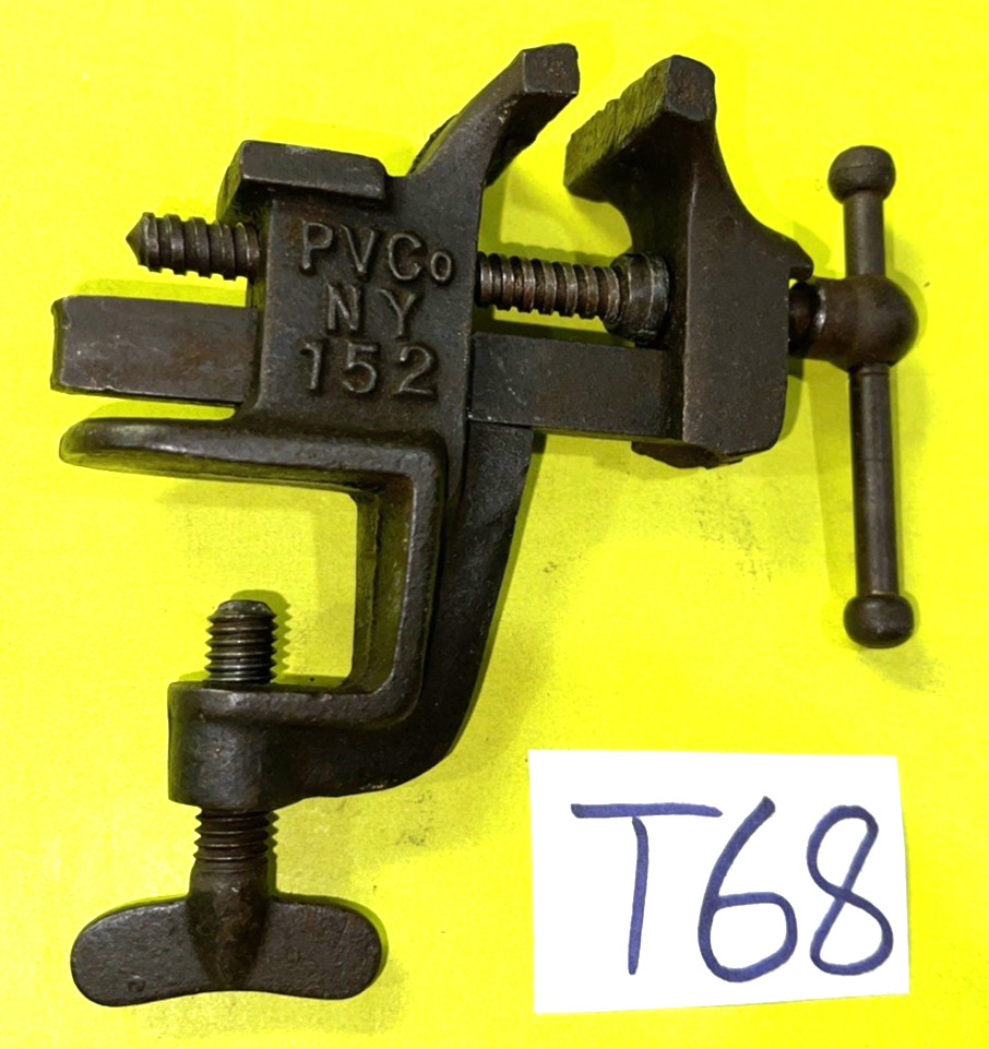 PV CO TOOL VINTAGE 154 VISE 1-1/2 INCHES WIDE JAW FREE SHIPPING IN THE US