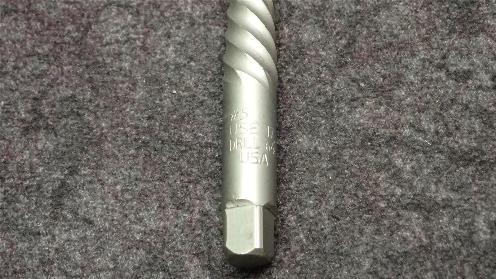 52405 Irwin Hanson EX-5 Spiral Flute Screw Extractor for 3/8 to 5/8 Screw (BN154