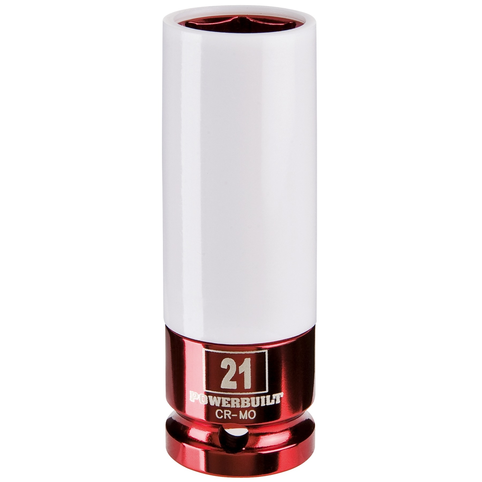 Powerbuilt 1/2″ DR 21MM THIN WALL COLOR LUG NUT SKT – 941041