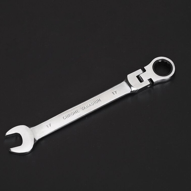 Flexible Ratchet Wrench 6-32mm Spanner Gear Ring Ratcheting Metric Flex Head