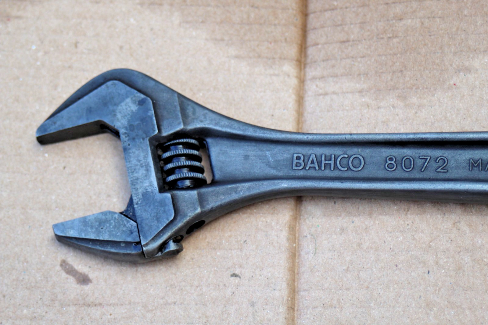 VINTAGE BAHCO ADJUSTABLE WRENCH 10″ 250mm MADE IN SWEDEN