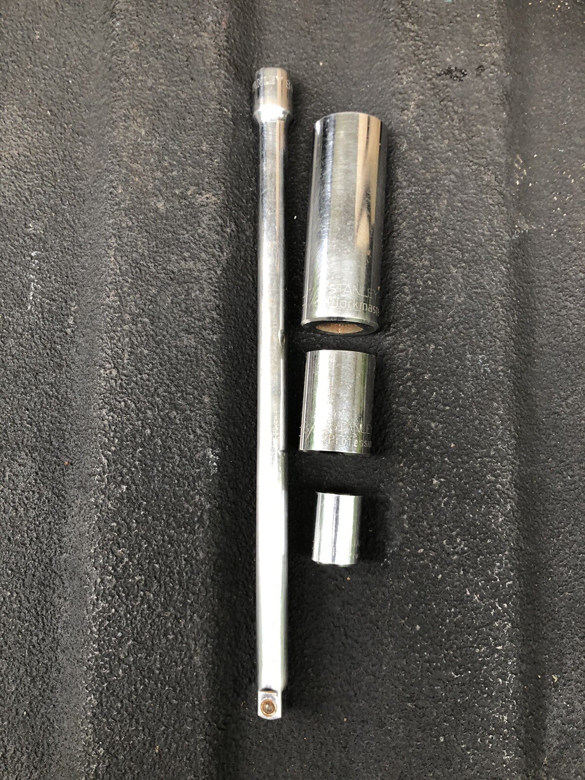 Stanley Tools Sockets And Extension Lot