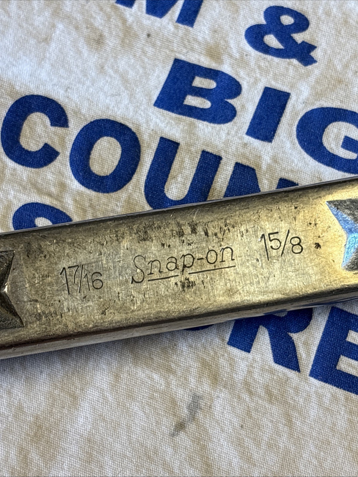 1966 Snap-on USA 12pt 1-7/16″ x 1-5/8″ Offset Combination Wrench XV-4652