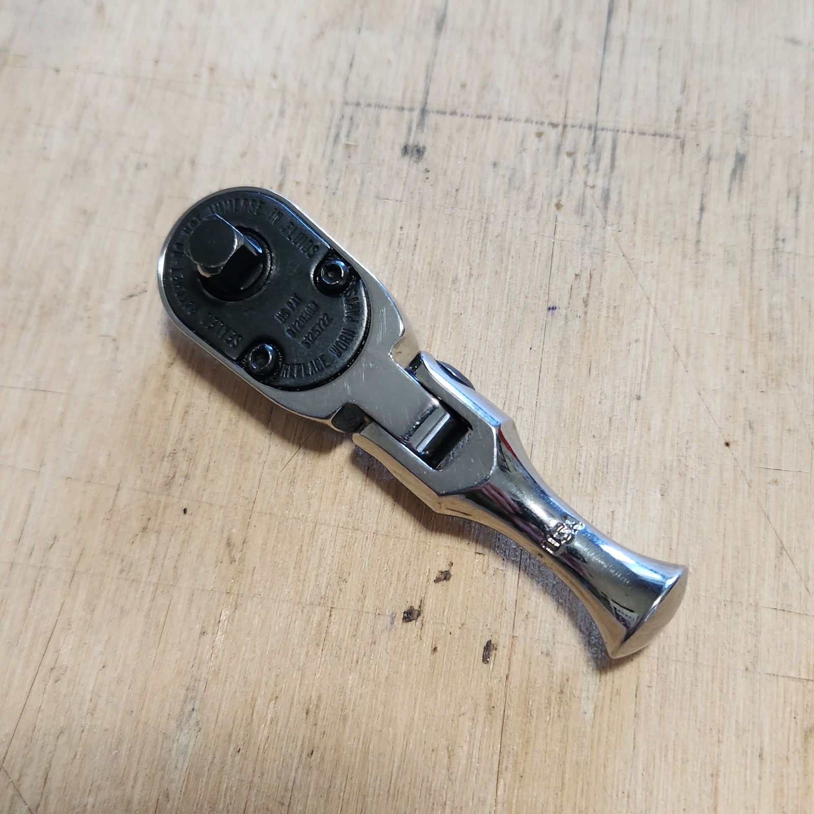 Snap On TKF72 — 1/4″ Drive Dual 80® Technology Stubby Flex-Head Ratchet