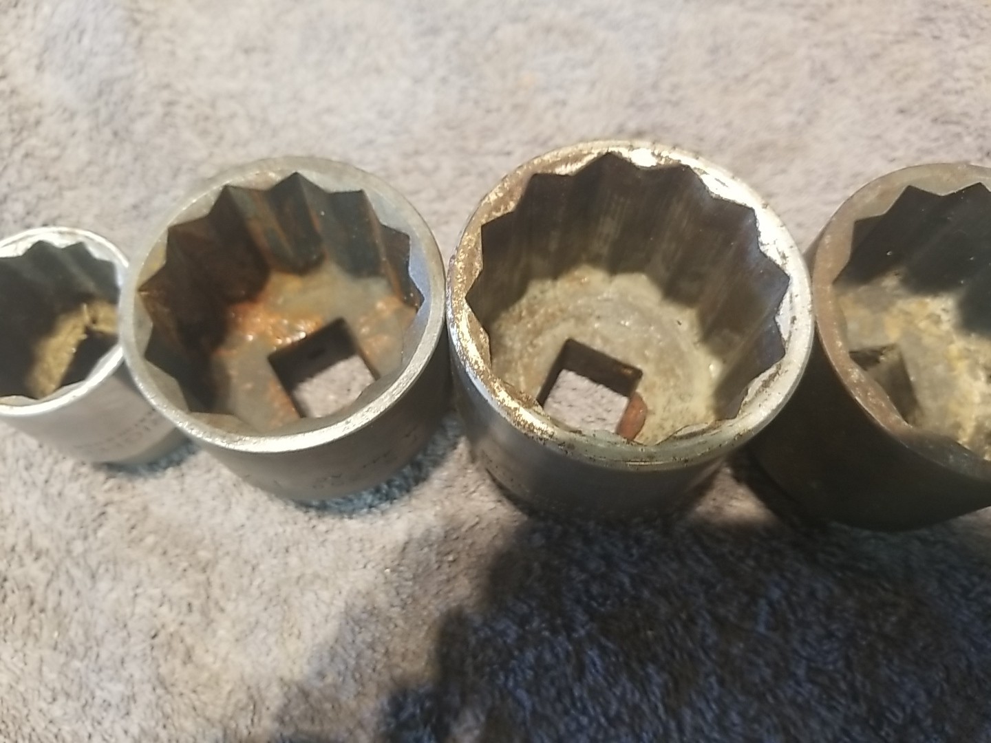 Vintage Wright Tools 3/4″ Drive 12pt 1-3/16″ 1-3/4″ 1-7/8″ 1 13/16″ 2″ Made USA
