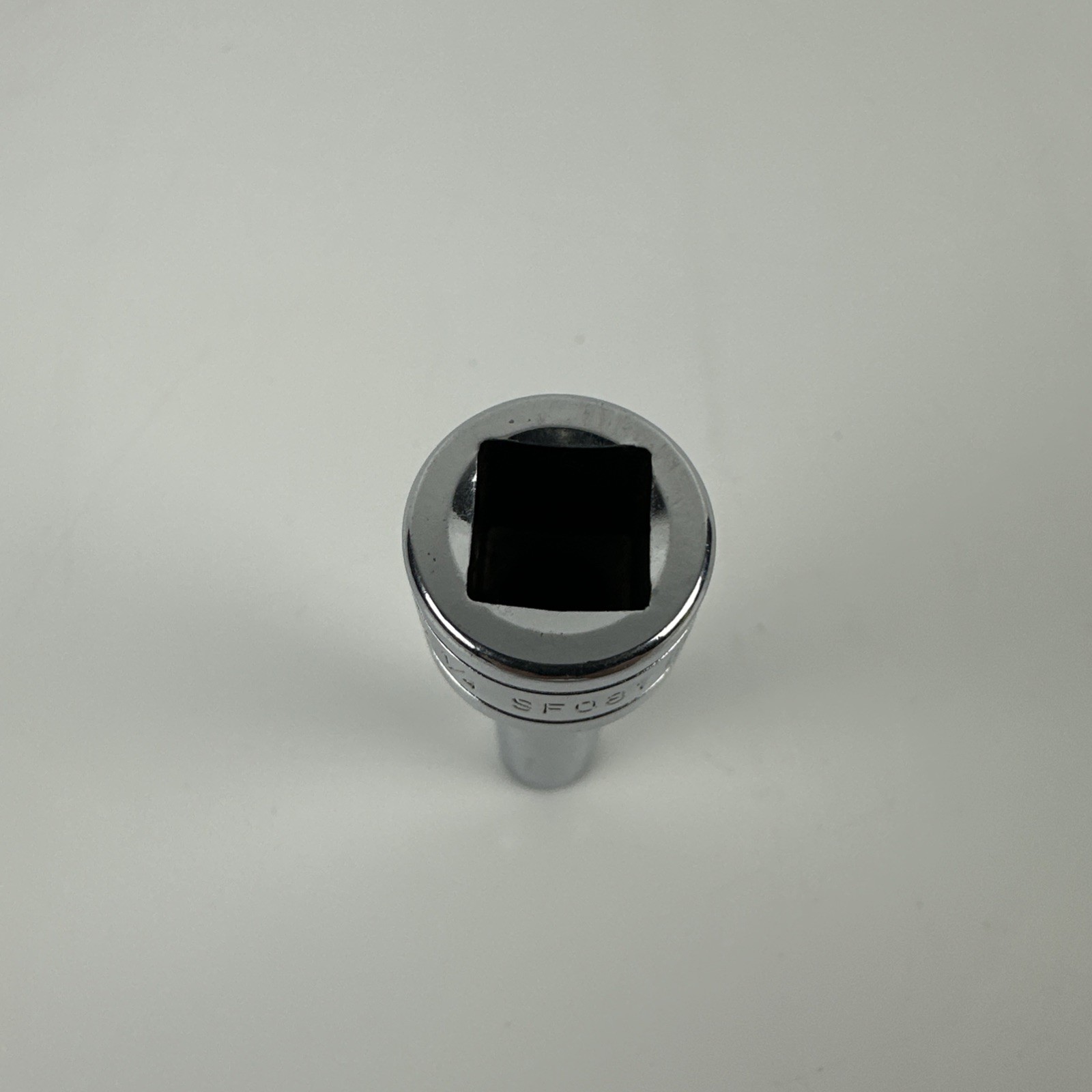 Snapon Tools 3/8” Drive 1/4” Chrome 12 Point Deep Well Socket SF081 USA