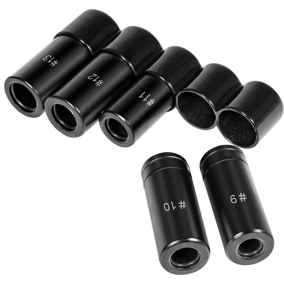 5Pcs Black 71670 Large Tap Socket Set Fits 5/8″, 11/16″, 3/4″, 7/8″ & 1″ Taps