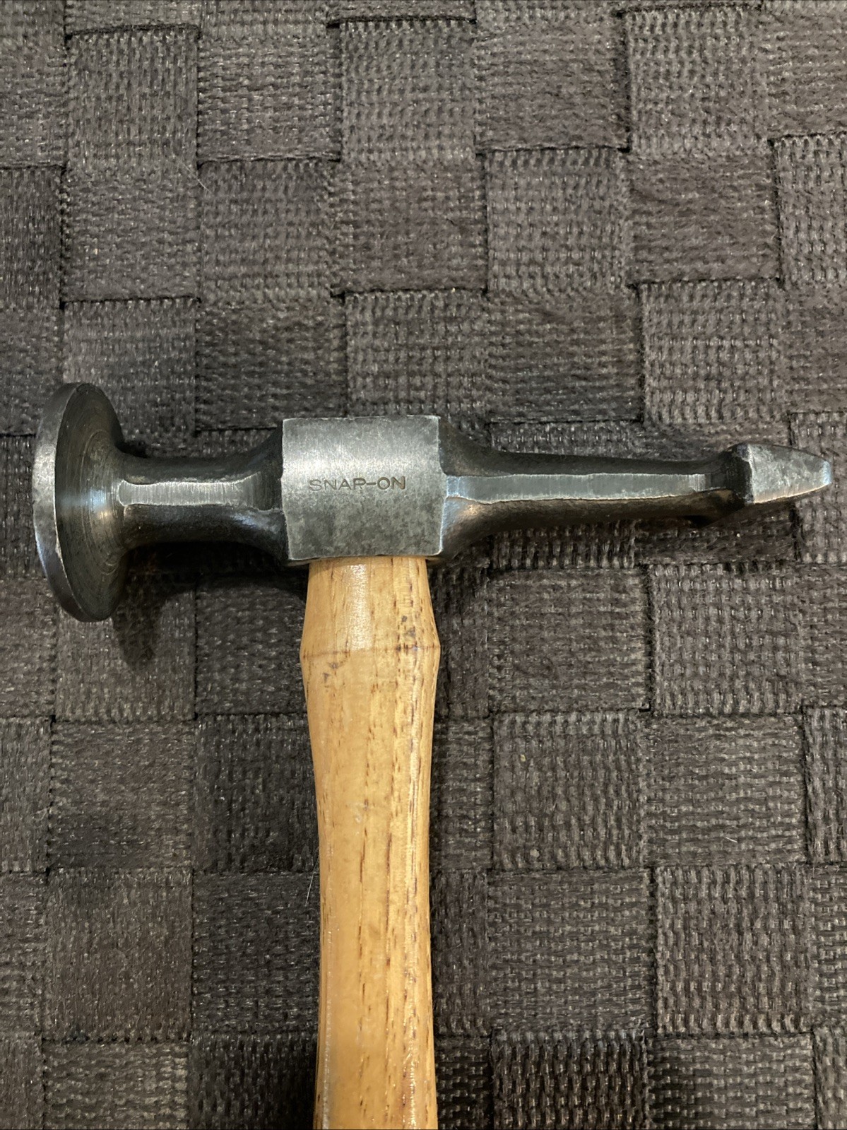 🇺🇸 Snap On Tools Sheet Metal Forming Cross Wide Nose Peen Auto Body Hammer