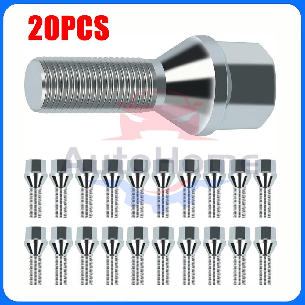 20PCS Wheel Lug Nuts For Jeep Cherokee Compass Dodge Dart Chrysler 200 12-22