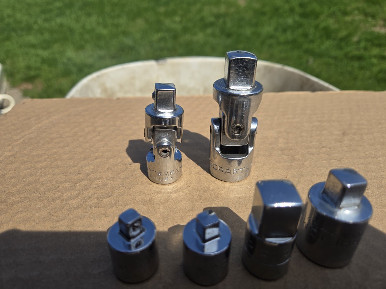Craftsman Reducers & Swivels 1/4″ 3/8″ 1/2″ Made in The USA 6 Pieces