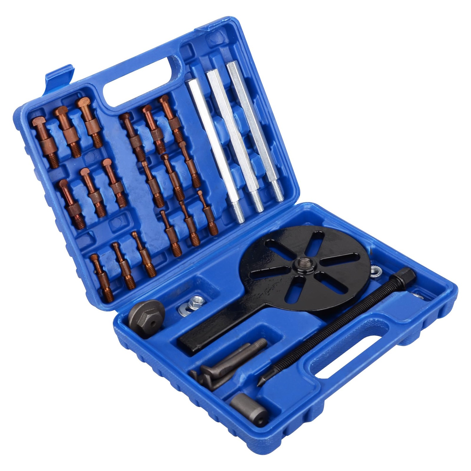 21 in 1 Bearing Puller Set, Inner Hole Three-Jaw Puller with Curved Hook and …
