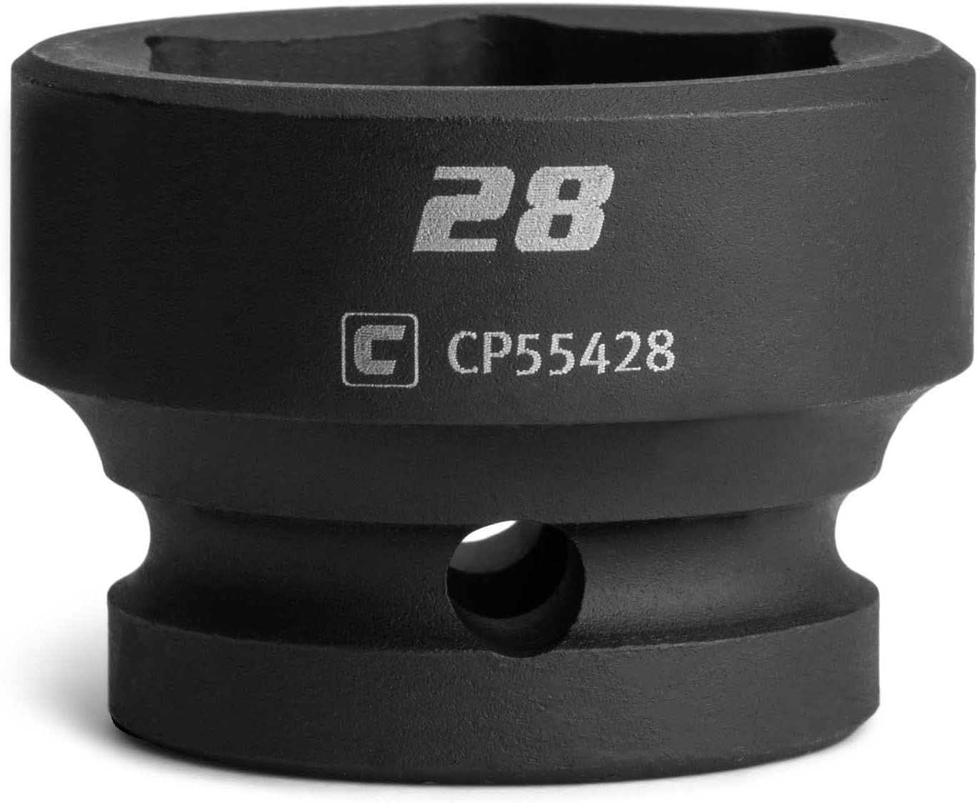 28mm Metric Stubby Impact Socket 1/2 Inch Drive 6 Point Cr-Mo High Torque Tool