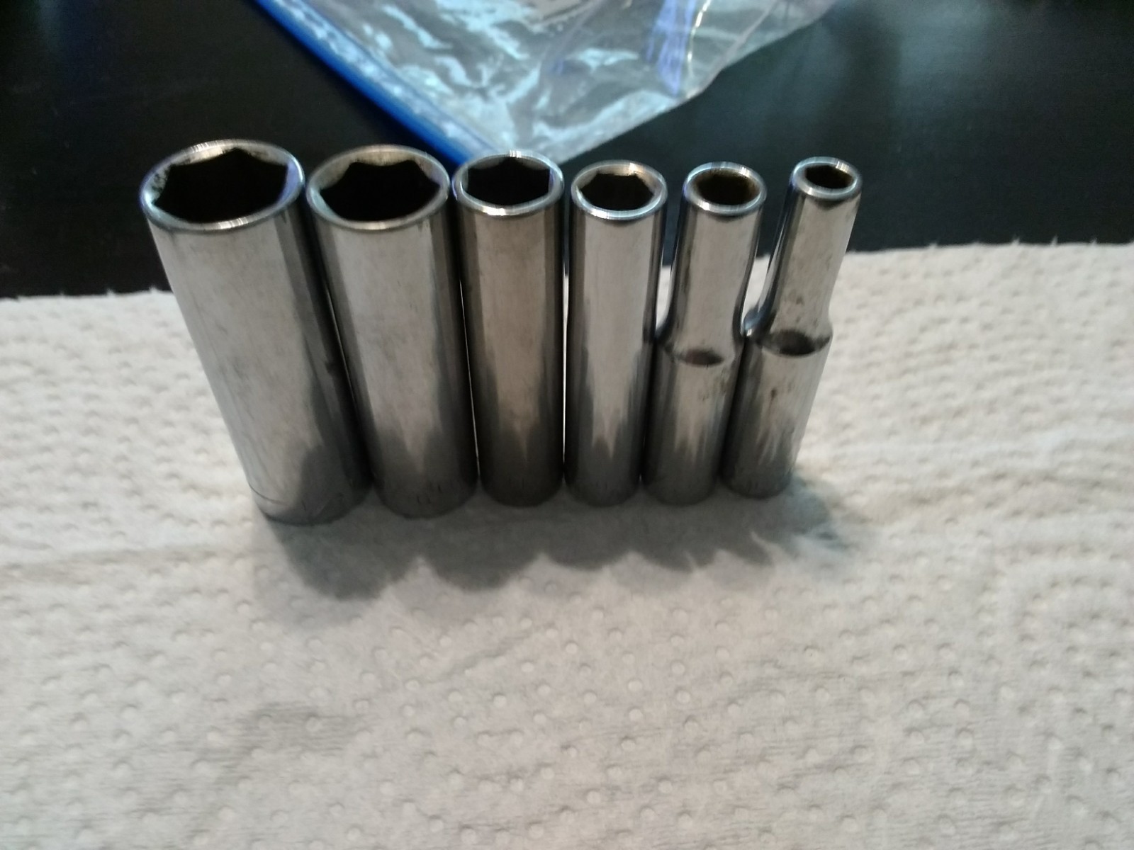 Vintage Craftsman 1/4″ Drive Deep Socket Set 3/16,7/32,9/32,11/32,7/16 & 1/2″