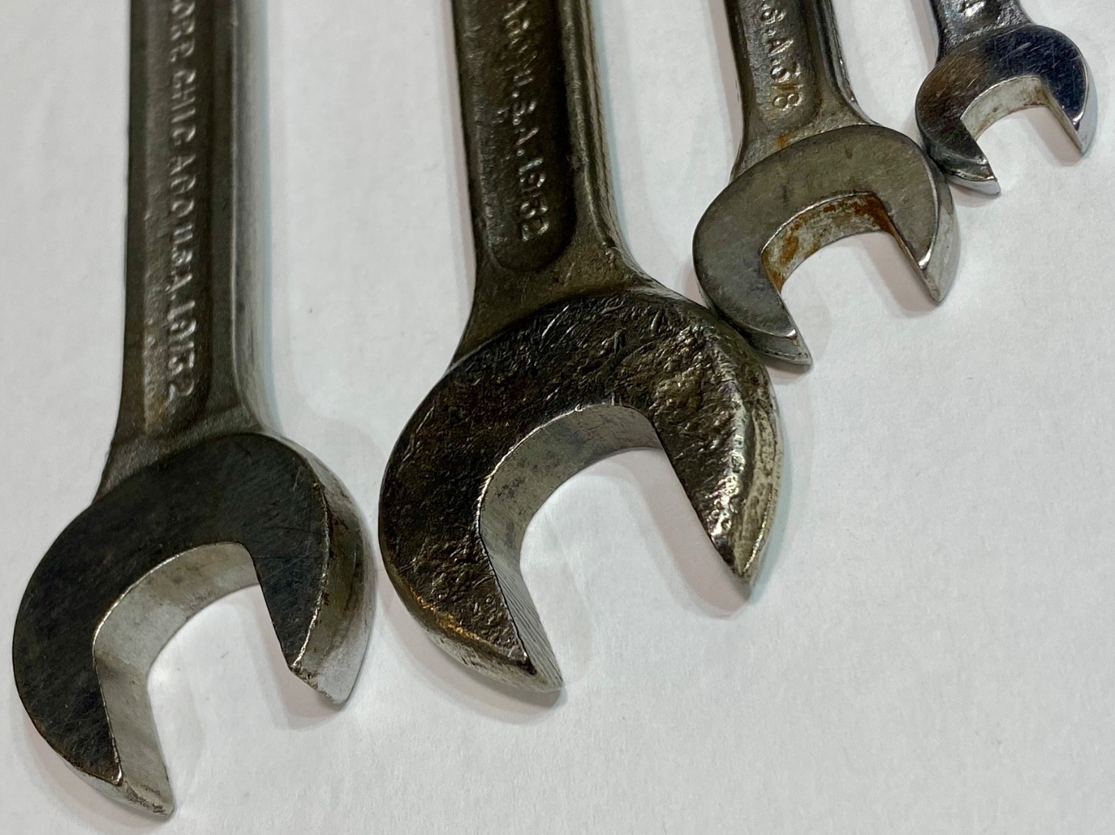 Vintage Penens 4 pc. Open-End Wrench Lot, Made In USA