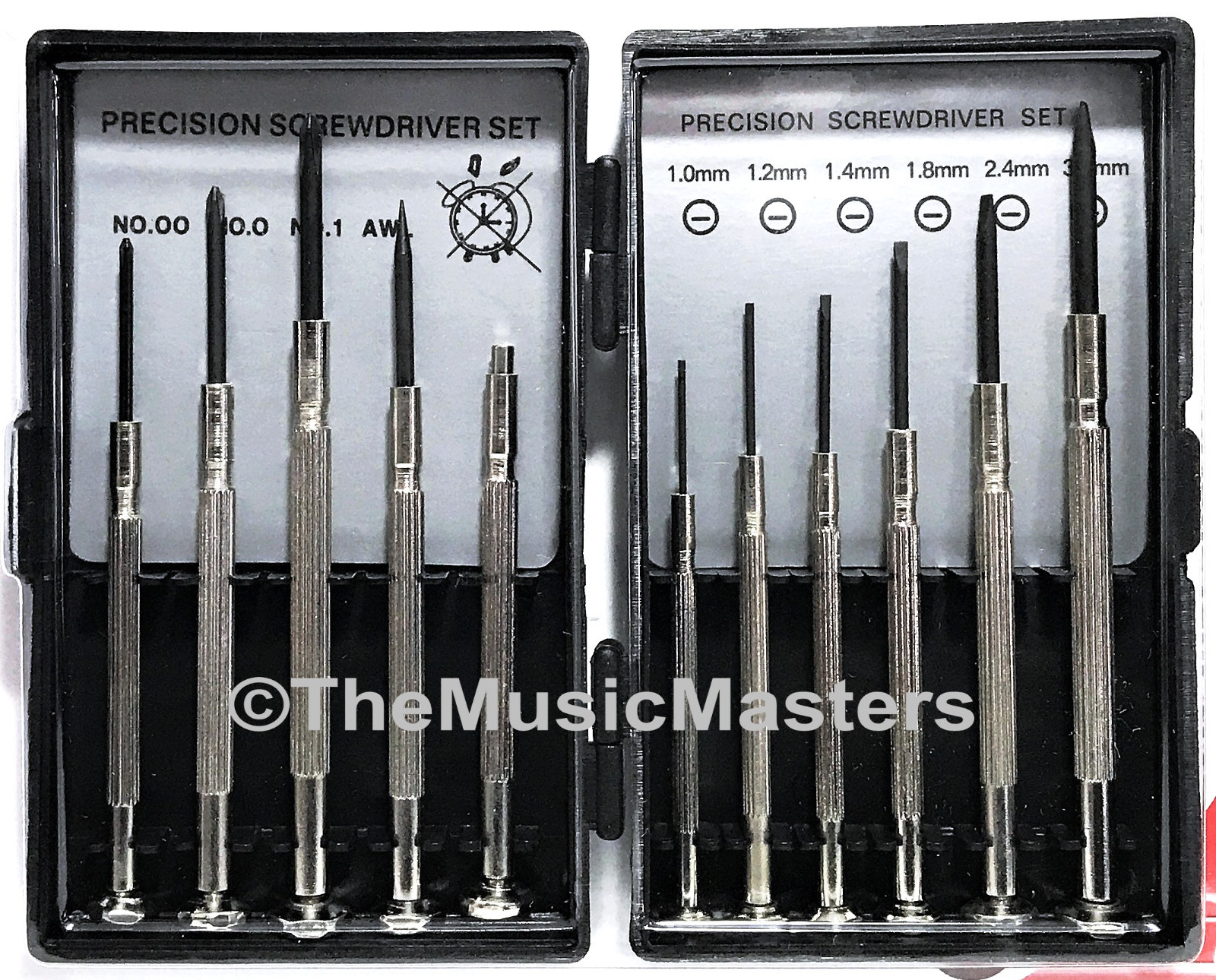 11 Piece Precision Mini Screwdriver Set Hand Tool Eyeglasses Watch Repair Kit