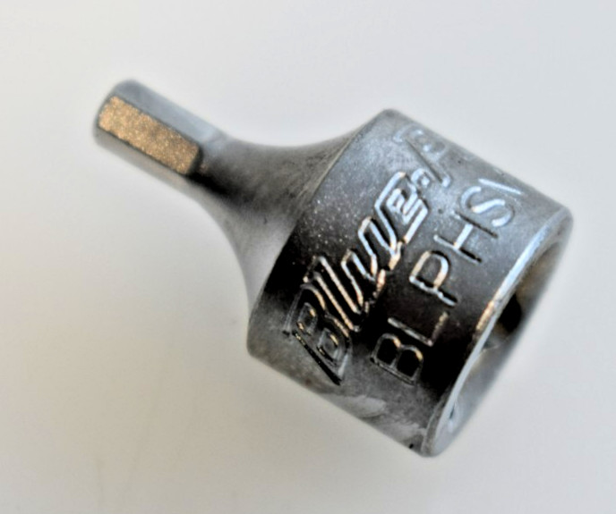 Blue Point Tools BLPHSM143 3mm Stubby Hex Bit Socket 1/4″ Drive