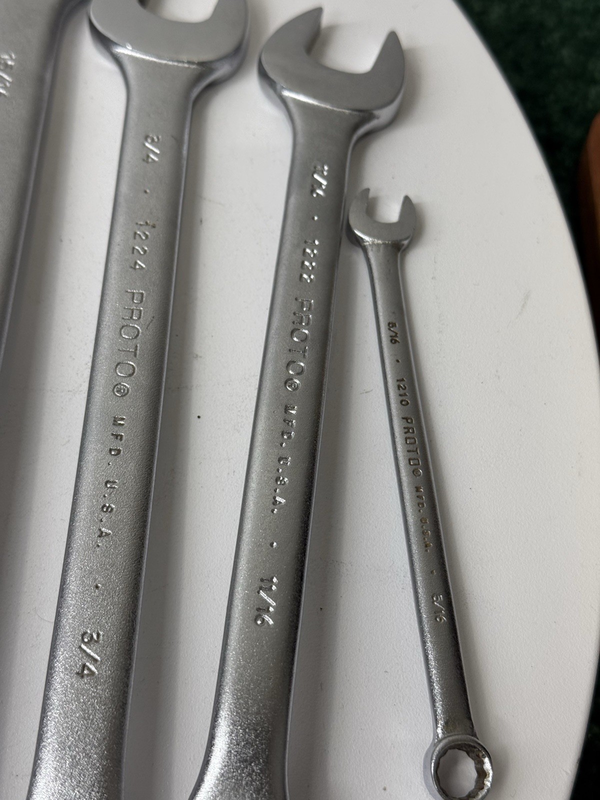 Lot Of 13 PROTO Professional SAE Combination Wrenches MADE IN USA