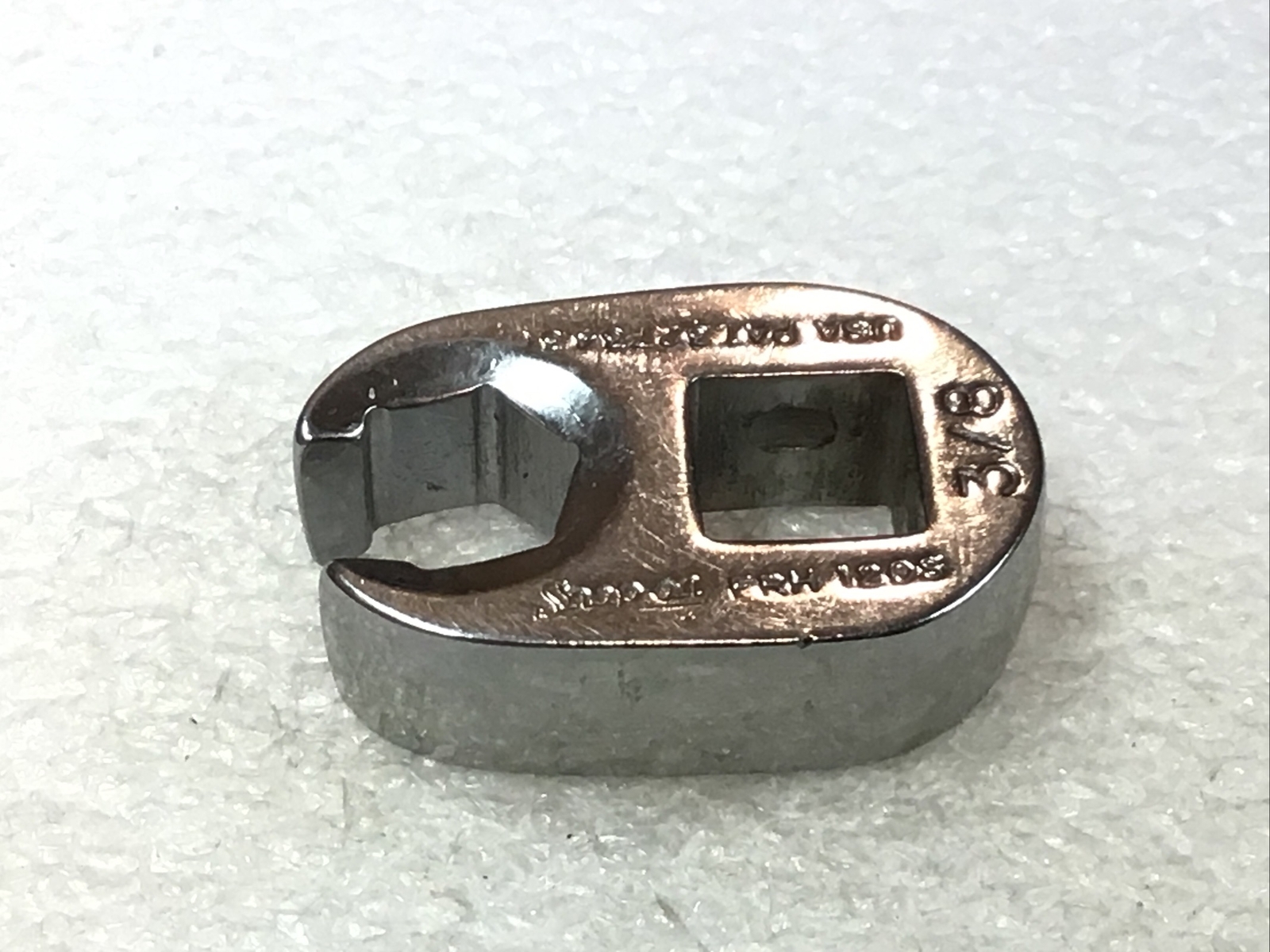 Snap On#FRH120S – 3/8”, SAE, 3/8″Dr., 6Pt., Flank Drive, Flare Nut Crowfoot-USA