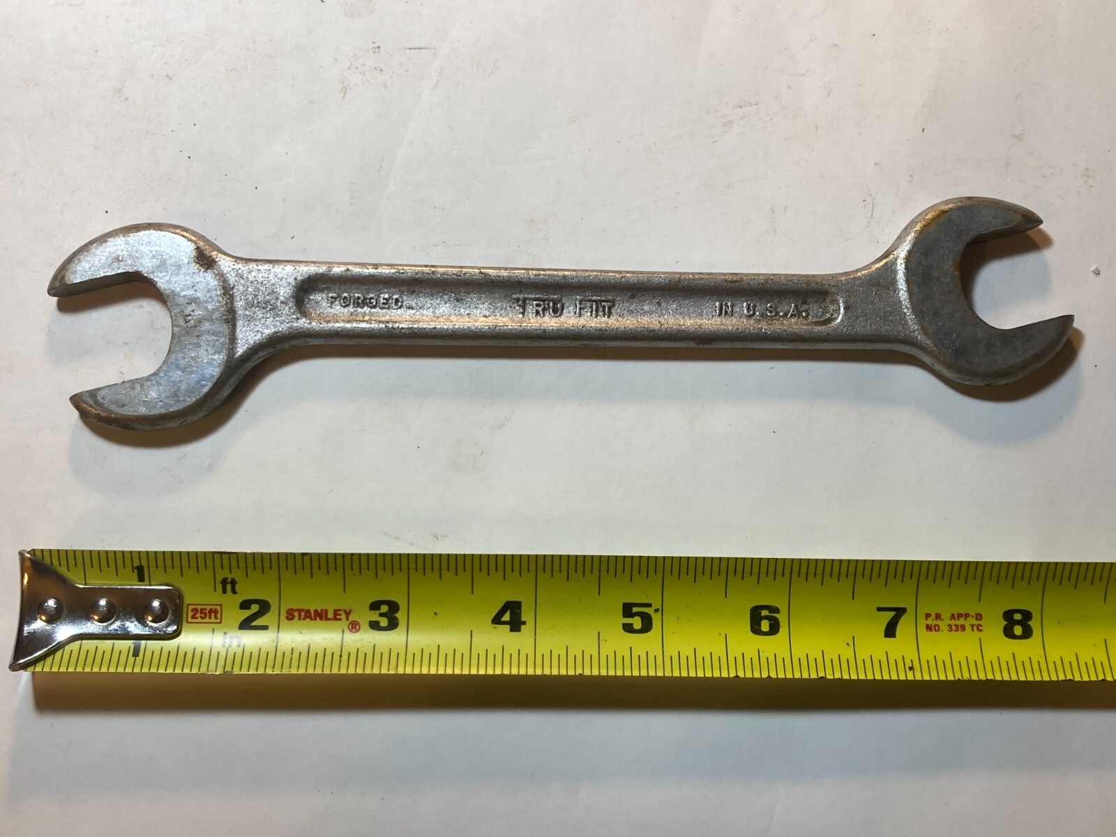 Vintage Tru Fit Lectrolite Combination Wrench 13/16″ & 7/8″ Hand Tools USA