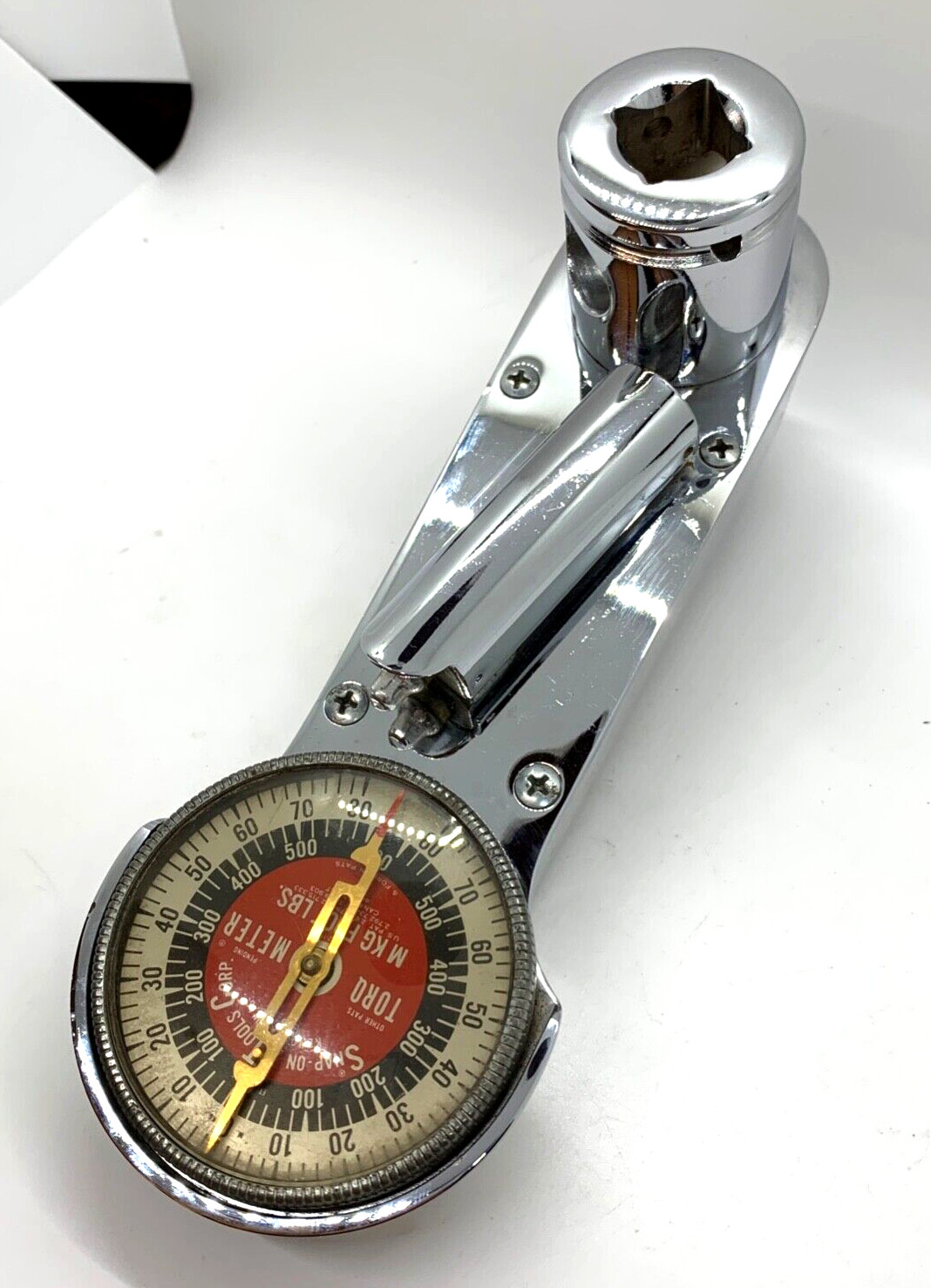 Snap On Tools 3/4″ DR 600 Ft Lb TORQOMETER Torque Wrench Light Signal T-Handle