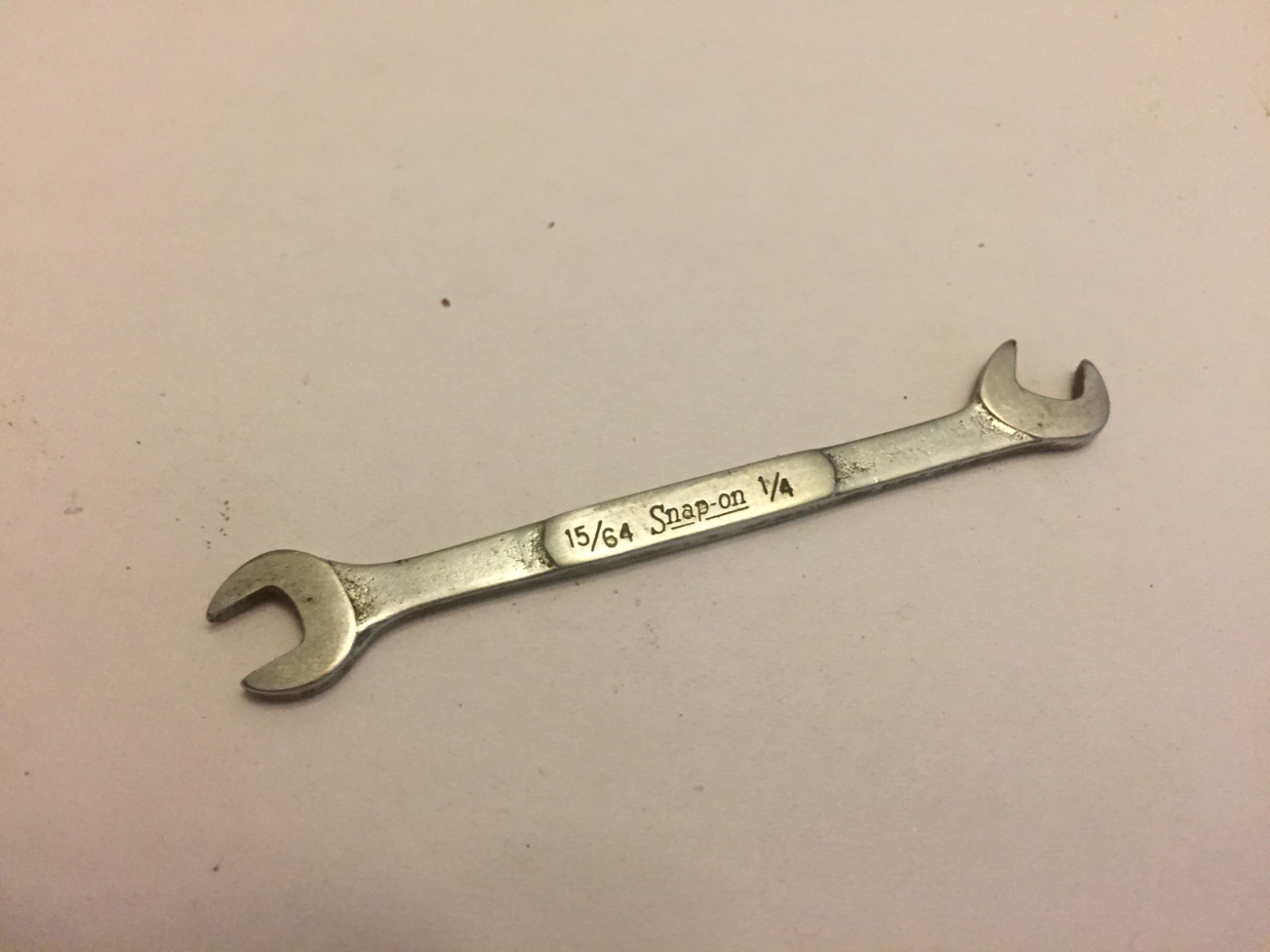 SNAP ON DS1516 ~ SAE 15/64–1/4″ 15°/60° Offset Open End Ignition Wrench