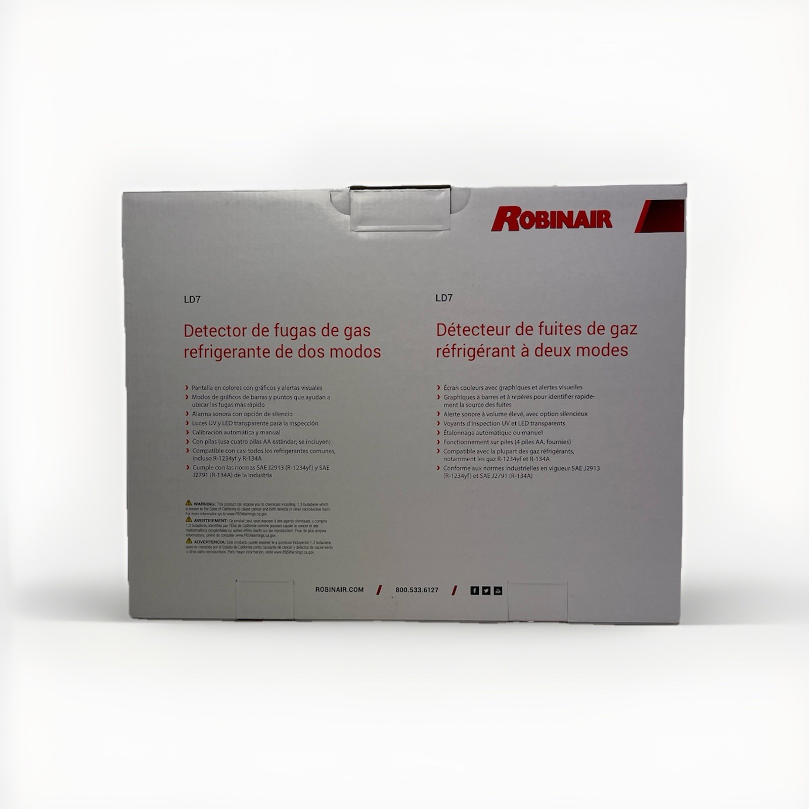Robinair LD7 Dual Mode Refrigerant Gas Leak Detector for R-410A R-134a 1234YF