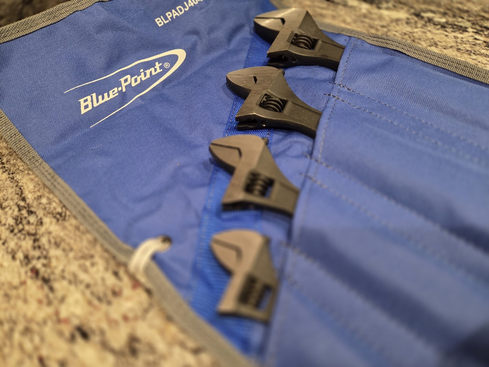 Blue Point By Snapon Tools 4 pc Soft Grip Adjustable Wrench Set (6-12″)