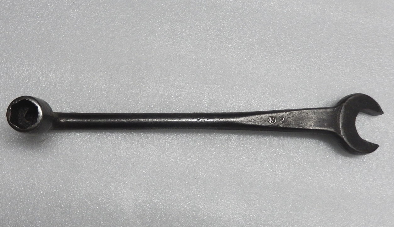 Vintage FORD Script Lug Wrench Forged Steel Circle M 2 WWII Era